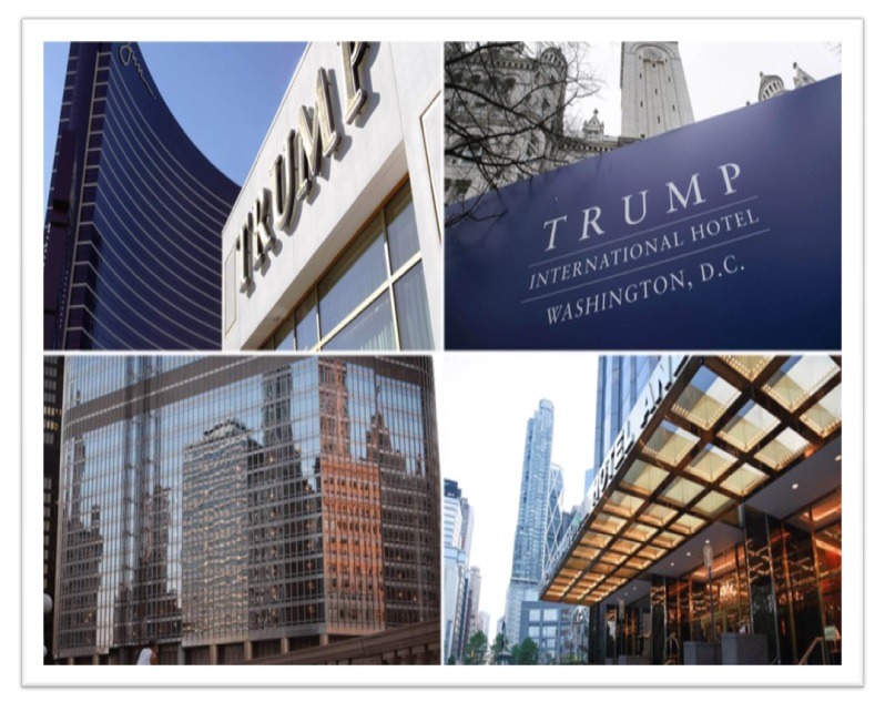 Trump properties and terrorists.
