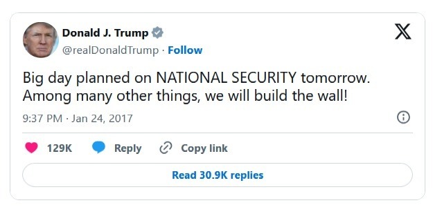 Where's the wall Don ?