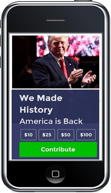 After election, Trump is still asking for donations.