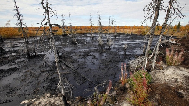 Saskatchewan pipeline oil spill disaster.