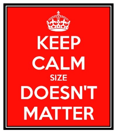 Chill president Trump, size doesn't matter. So they say.