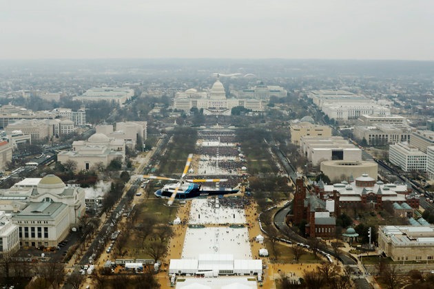 The National Mall Looked Relatively Empty For Donald Trump’s Inauguration | The Huffington Post