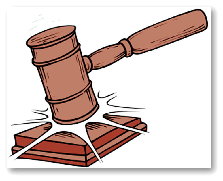 Trump gets hammered in court.