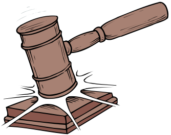 Trump under the weight of multiple lawsuits.