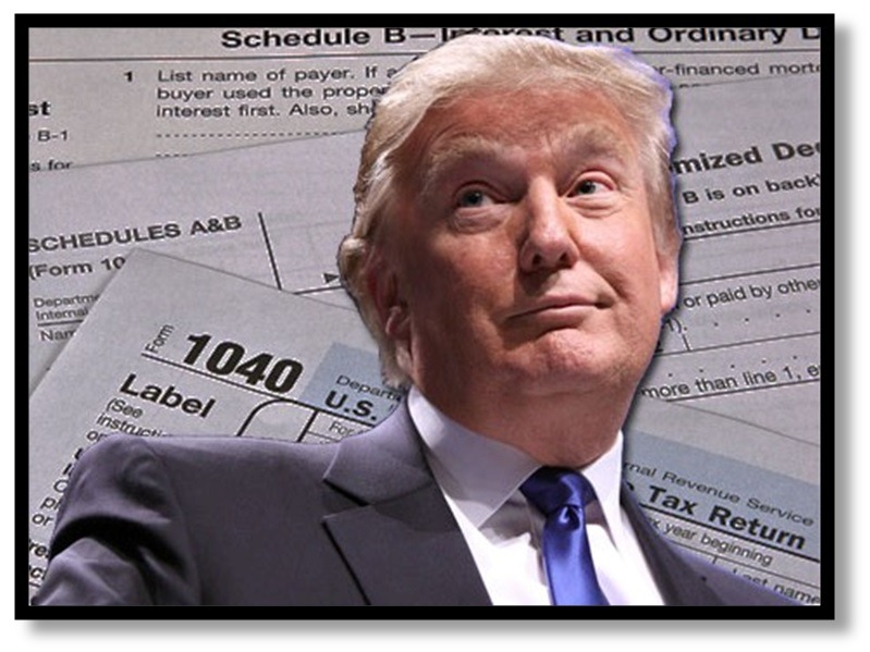 President Trump hides his taxes.